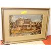 Image 1 : VINTAGE PETITPOINT FRAMED BUILDING PICTURE