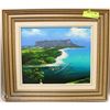 Image 1 : SMALL OCEAN SCENE OIL ON CANVAS