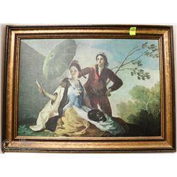 VINTAGE FRAMED OIL PAINTING