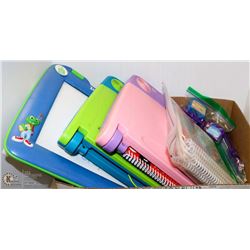 LOT OF 3 LEAPFROG EDUCATION COLLECTIONS WITH MANY