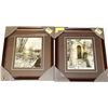 Image 1 : SET OF 2 FRAMED MATTED PRINTS, ONE OF A RIVER AND