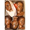 Image 1 : BOX OF CERAMIC HEADS