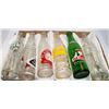 Image 1 : LOT OF 6 ASSORTED OLD STYLE GLASS POP BOTTLES