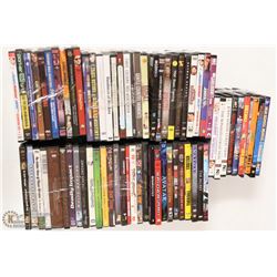 BOX OF 70 ASSORTED DVD MOVIES
