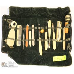 ANTIQUE FRENCH IVORY MANICURE SET