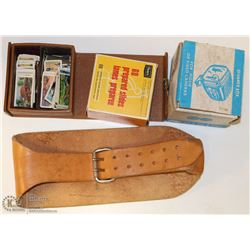 BOX W/ SEARS PREPARED SPECIMEN SLIDES, QUARTZ LITE