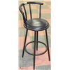 Image 1 : BLACK SWIVEL BAR STOOL