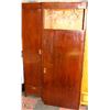 Image 1 : 45"X22"X74" H VINTAGE WOOD WARDROBE