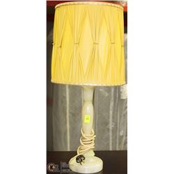 VINTAGE ESTATE STONE CARVED LAMP