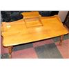 Image 1 : WOOD COFFEE TABLE WITH REMOTE  DRAWER