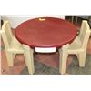 Image 1 : KIDS TABLE WITH 2 CHAIRS