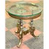 Image 1 : VINTAGE METAL AND GLASS END TABLE