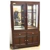 Image 1 : CHINA CABINET 48"X18"X79"H WITH GLASS SHELVES