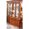 Image 1 : 2PC  MAHOGANY CHINA CABINET (BUFFET & HUTCH ) WITH