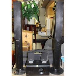 6 PIONEER  SURROUND SPEAKERS NO RECEIVER