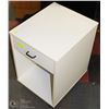 Image 1 : 1 DRAWER ROLLING WHITE STAND