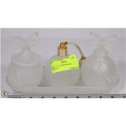 VINTAGE 5PC PERFUME BOTTLE SET (TAIWAN)