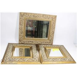 LOT OF 3 SHOWHOME MIRRORS