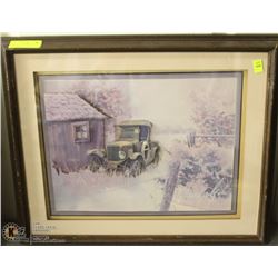 1970'S 3D PAPER GIOVENMALE 77 CAR PICTURE