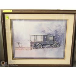 1970'S 3D PAPER GIOVENMALE 77 CAR PICTURE