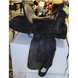 1900'S HIGH BACK LEATHER SADDLE