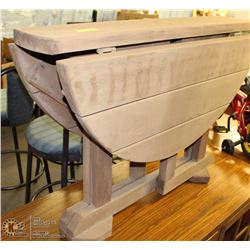 SOLID WOOD FOLDING OUTDOOR TABLE