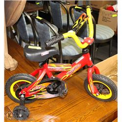 KIDS TONKA FIRST GEAR BIKE WITH TRAINING WHEELS