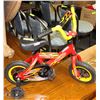 Image 1 : KIDS TONKA FIRST GEAR BIKE WITH TRAINING WHEELS
