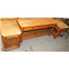 Image 1 : SOLID WOOD TWO SIDE TABLES (1 W/CABINET,