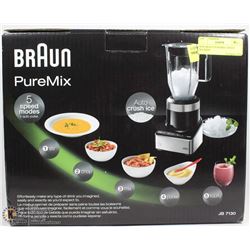 NEW BRAUN PUREMIX 5 SPEED BLENDER