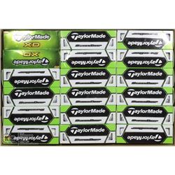 FLAT OF RECLAIMED TAYLORMADE GOLF BALLS
