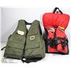 Image 1 : A PAIR OF KIDS LIFE JACKETS