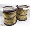 Image 1 : PAIR OF AFRICAN STOOLS