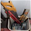 Image 1 : GARBAGE CAN WITH PARTS ORGANIZERS AND ASST TOOLS