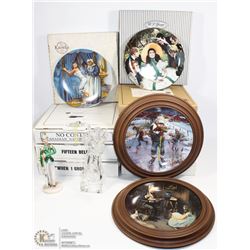 ESTATE BOX WITH COLLECTOR PLATES