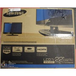 SAMSUNG 22" 1080P FULL HD LCD TV IN BOX