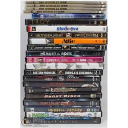 LOT OF 23 ASST DVDS