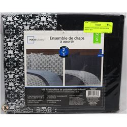MAINSTAYS QUEEN MICROFIBER SHEET SET