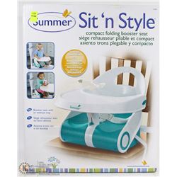 SUMMER SIT N STYLE FOLDING BOOSTER  SEAT
