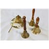 Image 2 : LOT OF HEAVY BRASS BELLS