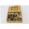 Image 2 : CIGAR BOX WITH VINTAGE BRASS AND GLASS DOOR KNOBS