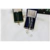 Image 2 : TWO NECKLACES AND JEWELLRY BOX WITH NECKLACES
