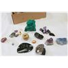 Image 2 : LOT OF FOSSILS AMETHYST ETC