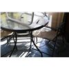 Image 2 : ROUND PATIO TABLE AND 4 CHAIRS