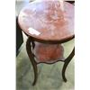 Image 1 : ROUND 2-TIER PARLOR TABLE