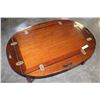 Image 1 : WALNUT ENDTABLE WITH FOLD UP SIDES