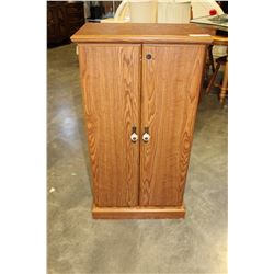 OAK DVD CABINET