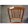 Image 2 : OAK ROLLING OFFICE CHAIR