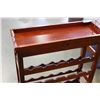 Image 2 : BOMBAY COMPANY WINE RACK WITH LIFT TOP TRAY