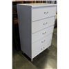 Image 2 : WHITE 5-DRAWER HIGHBOY DRESSER